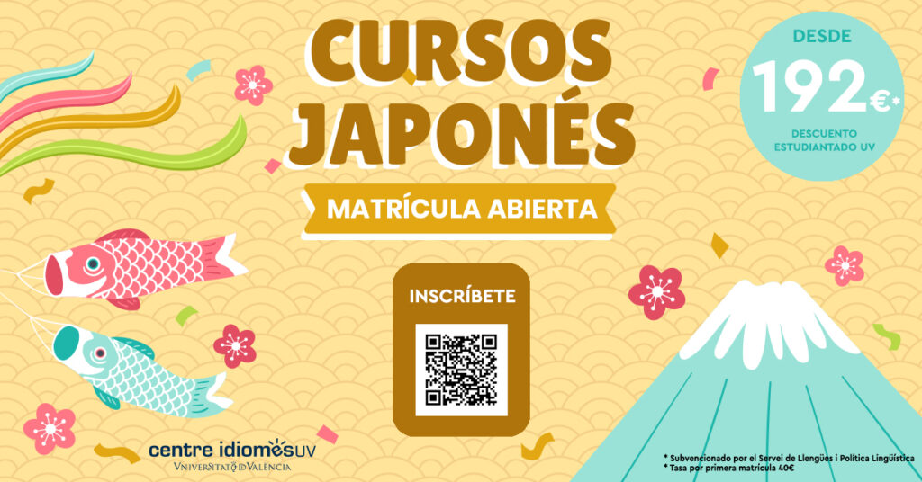 Curso japonés. Centre Idiomes UV